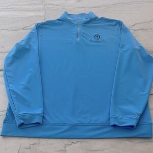 The Open Men’s Hal-Zip in Blue, XL